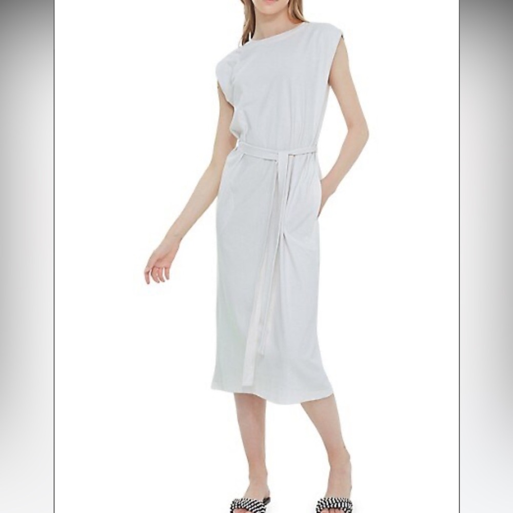 DEX Tie-Waist Cotton Dress